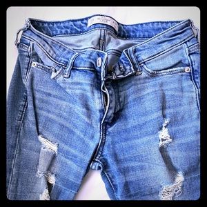 Abercrombie & Fitch distressed jeans